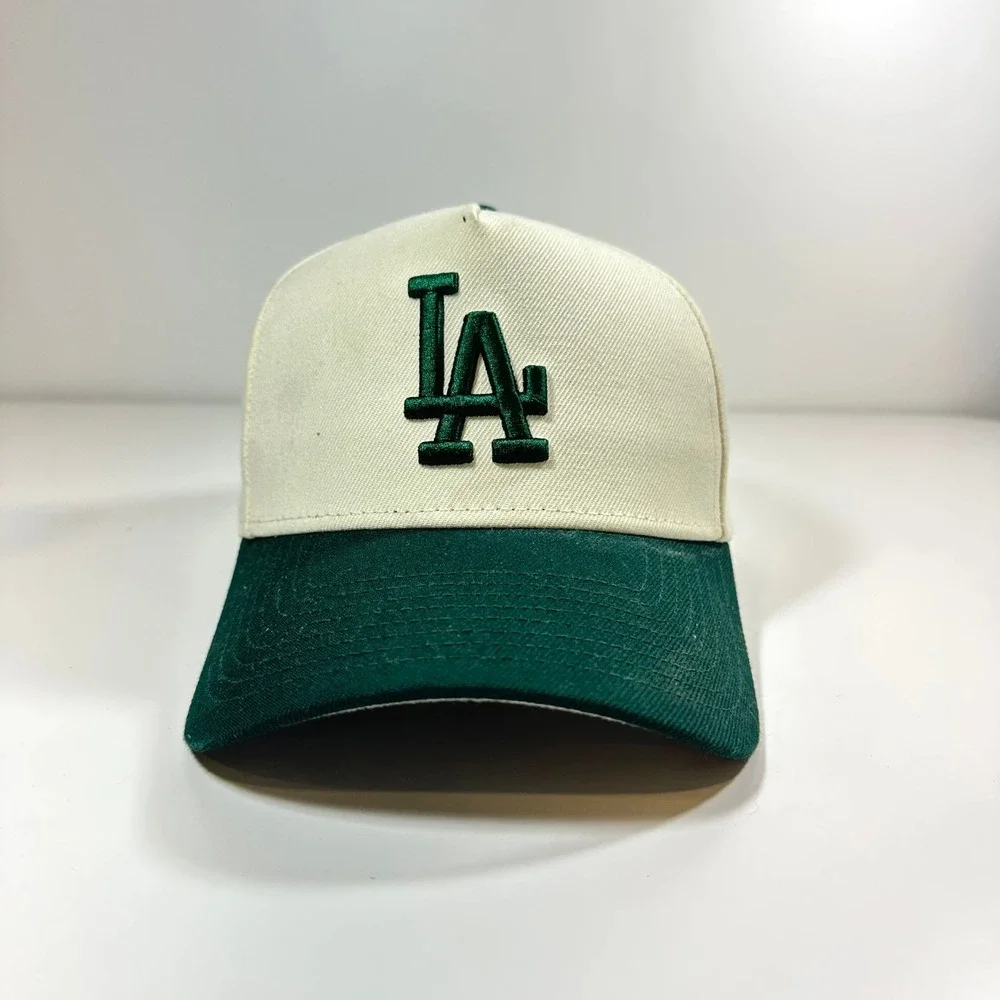 New Era 9FORTY Los Angeles Dodgers Viva Los Dodgers Snapback Hat Cream Green